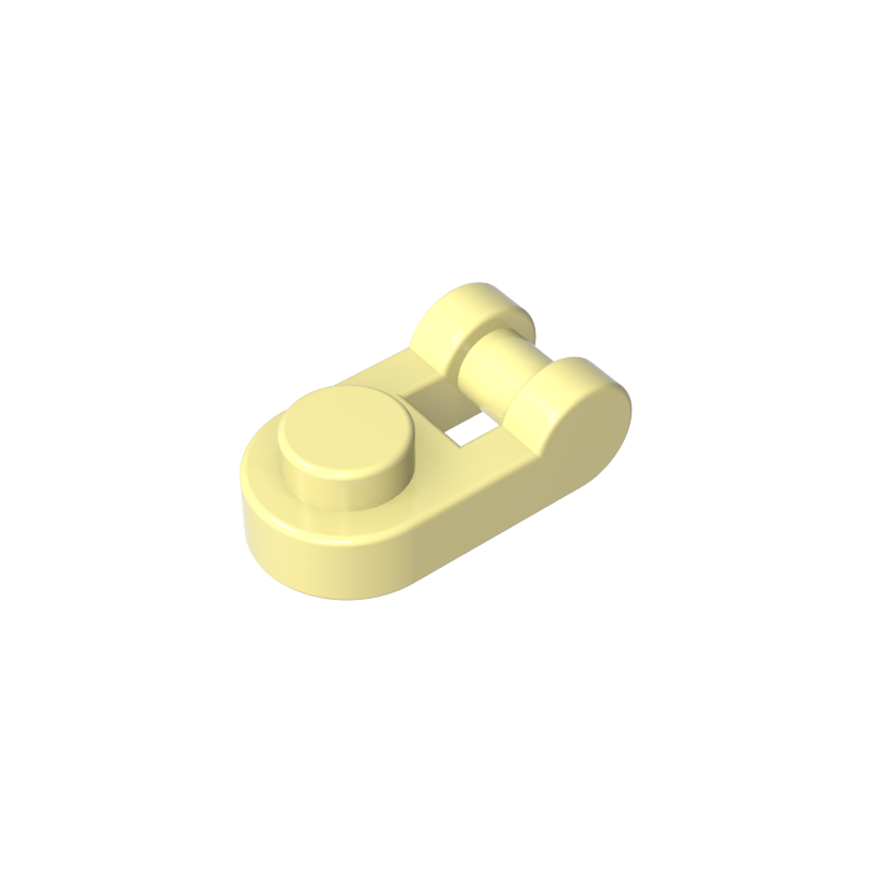1x1 One Side Round Hinge Plate With Handle