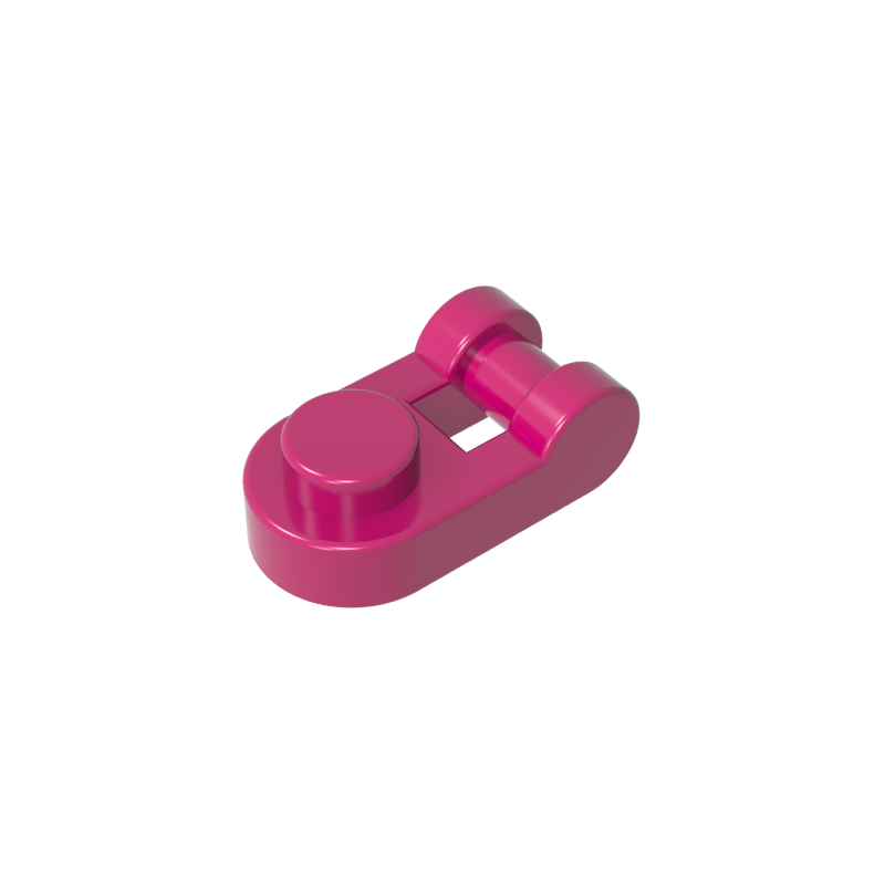 1x1 one side round hinge plate with handle