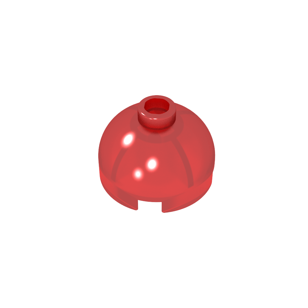 Brick Round 2 x 2 Dome Top - Blocked Open Stud without Bottom Axle Holder-MyGobricks