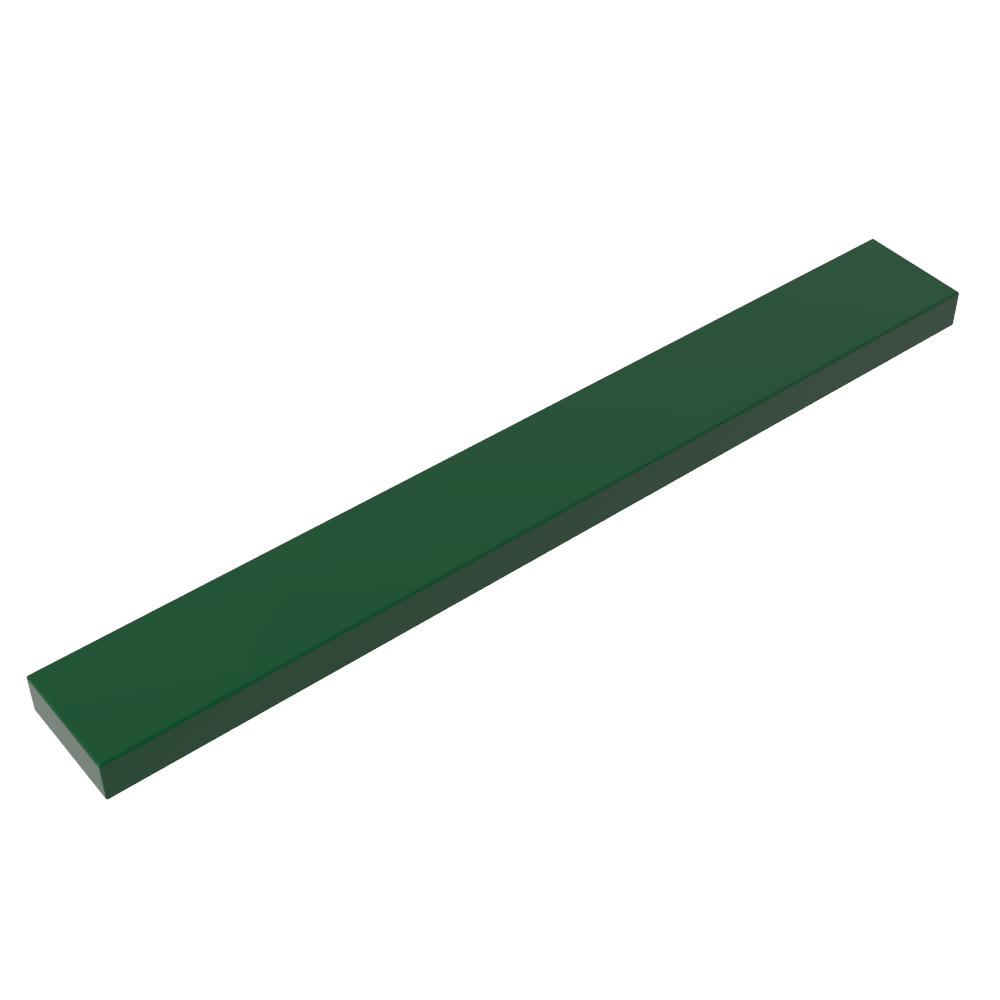 Tile 1 x 8 with Groove
