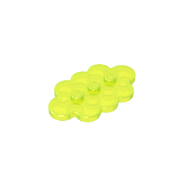 Plate Special 3 x 5 Cloud with 3 Center Studs