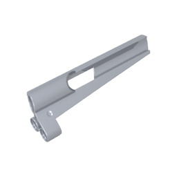 Technic Panel Fairing # 7 Small Long, Large Hole, Side A