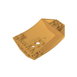 Wedge Curved Inverted 8 x 6 x 2 Cockpit-MyGobricks