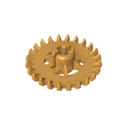 Technic Gear 24 Tooth Crown with Reinforcements [New Style]