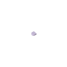 Tile 1 x 1 Half Circle