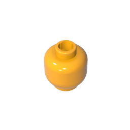 Minifig Head Plain [Blocked Open Stud]