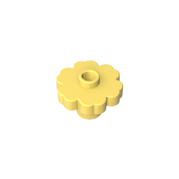 Plant, Flower 2 x 2 - Round [Open Stud]