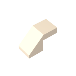 1x2 Slope Smooth Panel Brick