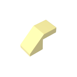 Slope 45° 2 x 1 with 2/3 Inverted Cutout and no stud