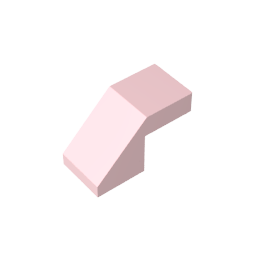 Slope 45° 2 x 1 with 2/3 Inverted Cutout and no stud