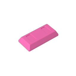 Tile Special 1 x 2 with Sloped Walls AKA Money / Gold Bar [Ingot]