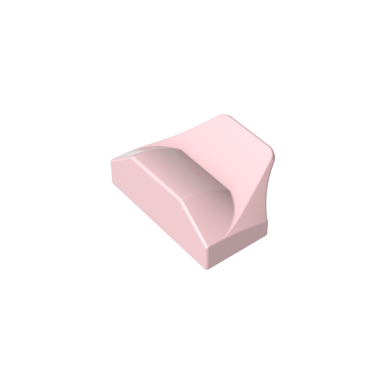 1x2 Curved Parts With Tail Fin