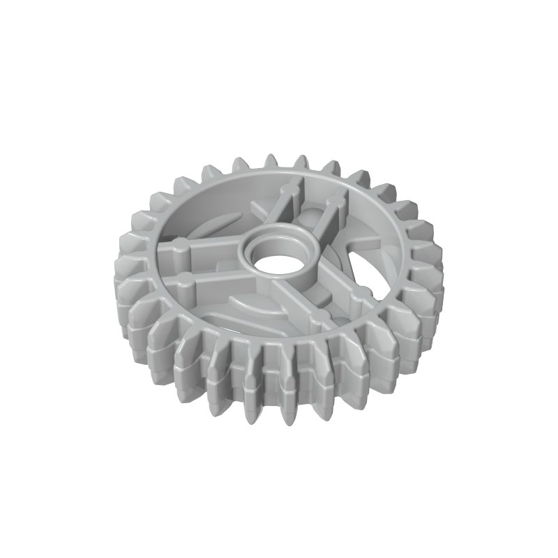 Differential gearbox external teeth (assembly)