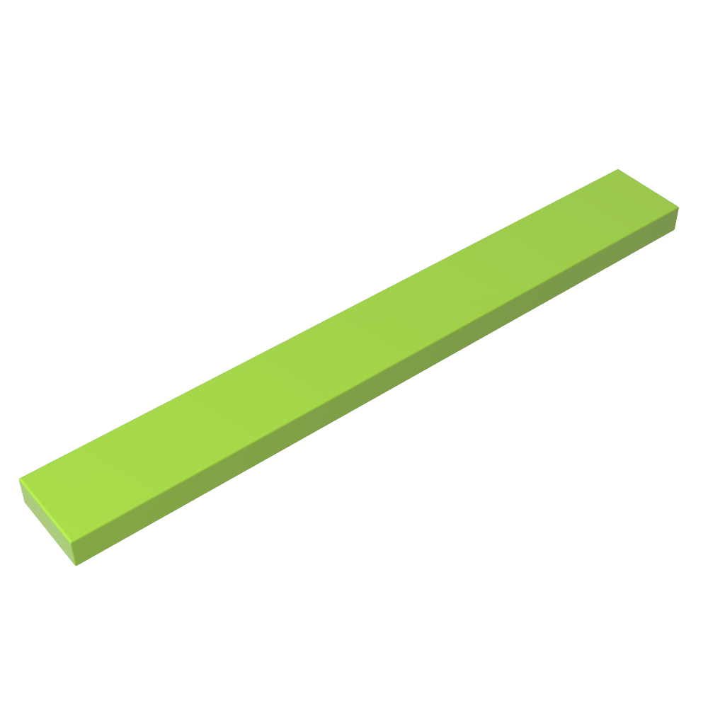 Tile 1 x 8 with Groove