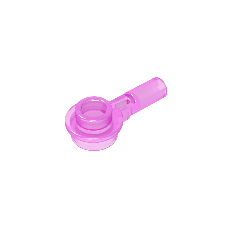 1x1 Round Hole Plate with Handle
