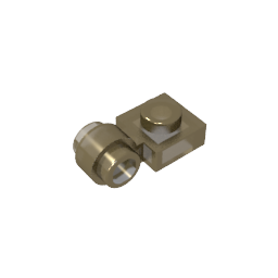 Plate Special 1 x 1 with Clip Light [Thick Ring]-MyGobricks