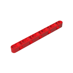 Technic Beam 1 x 11 Thick with Alternating Holes