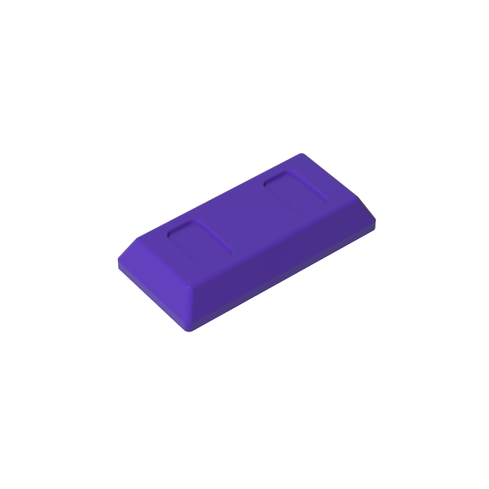Tile Special 1 x 2 with Sloped Walls AKA Money / Gold Bar [Ingot]