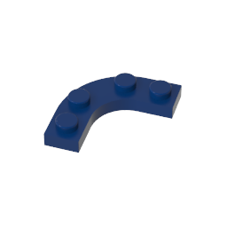 Plate Round Corner 3 x 3 with 2 x 2 Round Cutout