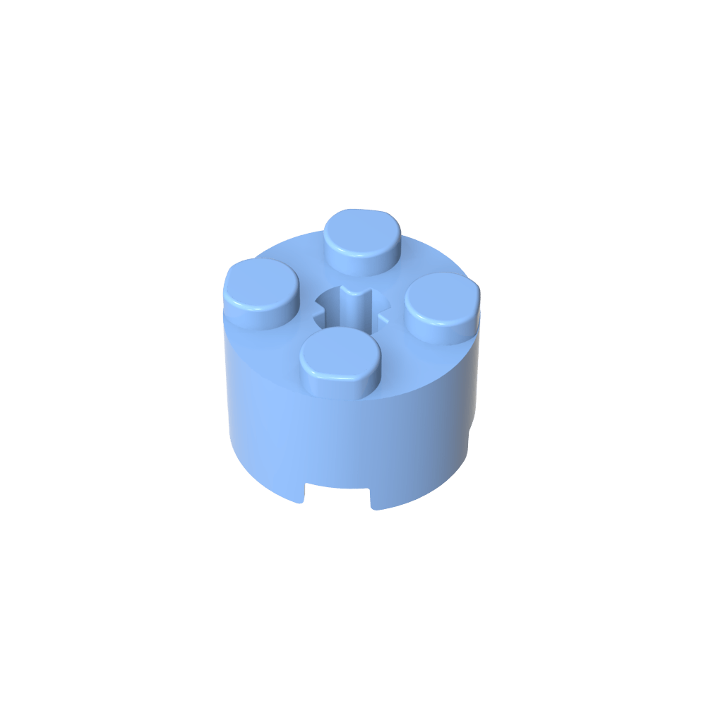 Brick Round 2 x 2 with Axle Hole