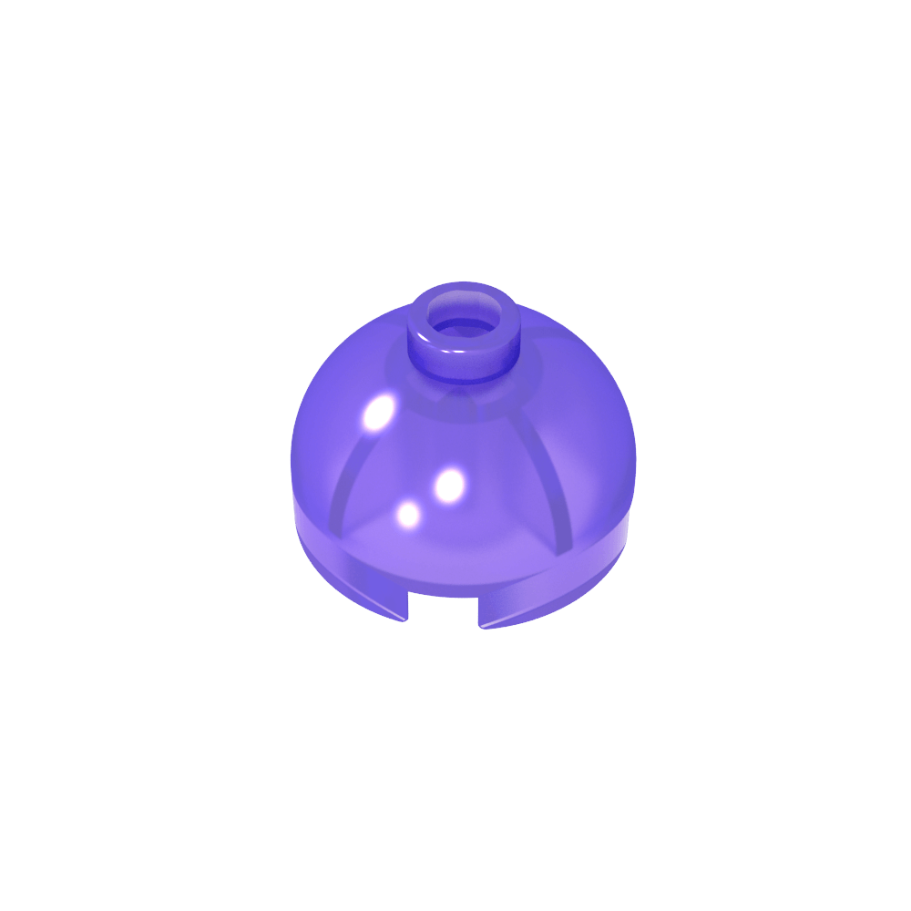 Brick Round 2 x 2 Dome Top - Blocked Open Stud without Bottom Axle Holder-MyGobricks