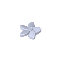 Friends Accessories Hair Decoration, Flower with Pointed Petals and Small Pin-MyGobricks
