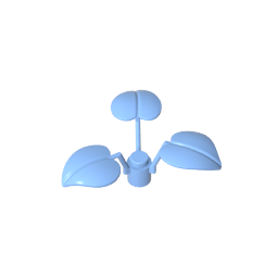 Plant, 1 x 1 x 2/3 - 3 Large Leaves