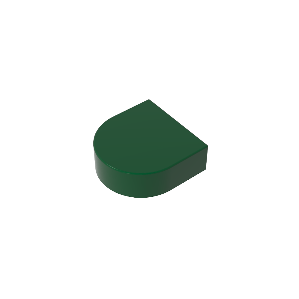 Tile 1 x 1 Half Circle