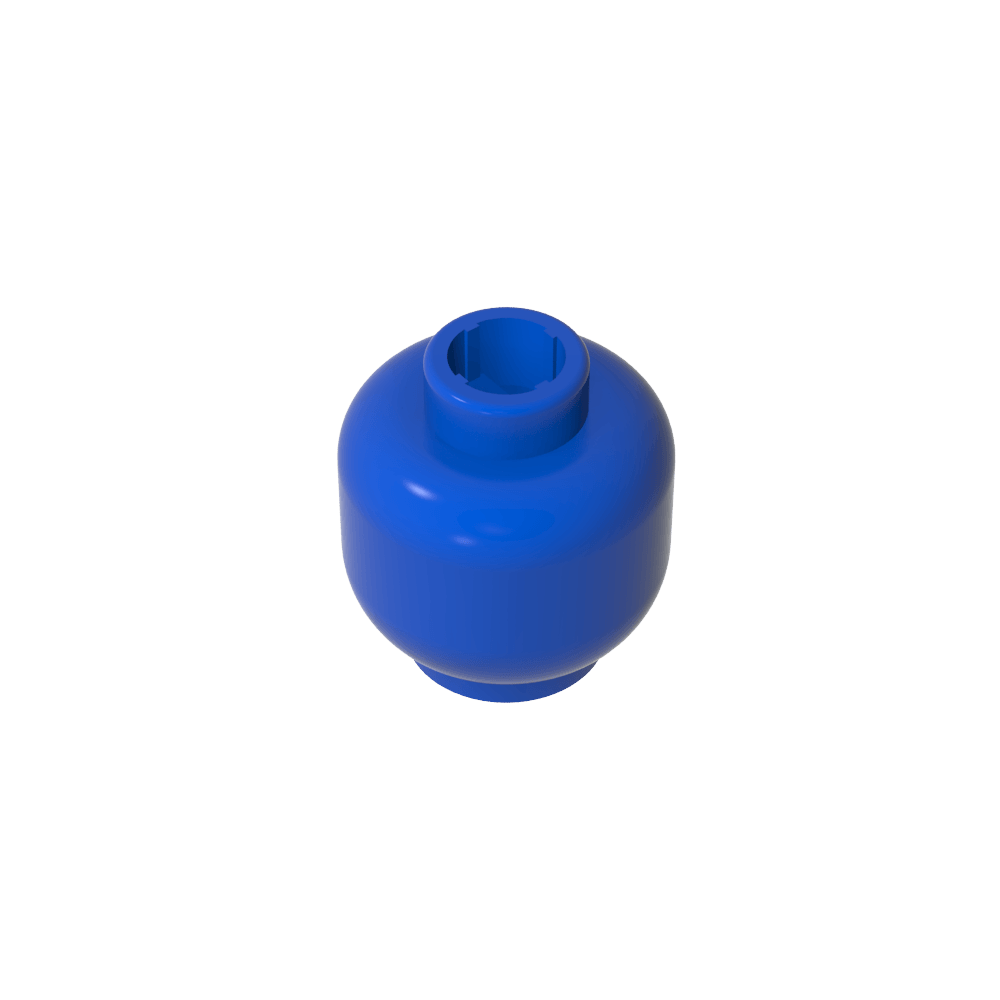Minifig Head Plain [Blocked Open Stud]