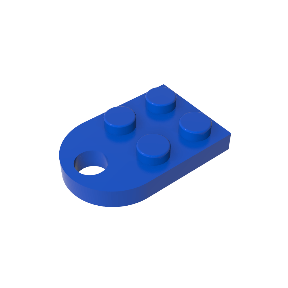 Plate Special 3 x 2 with Hole-MyGobricks