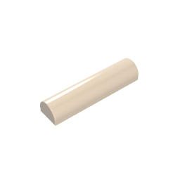 Brick Curved 1 x 4 x 2/3 Double Curved Top, No Studs