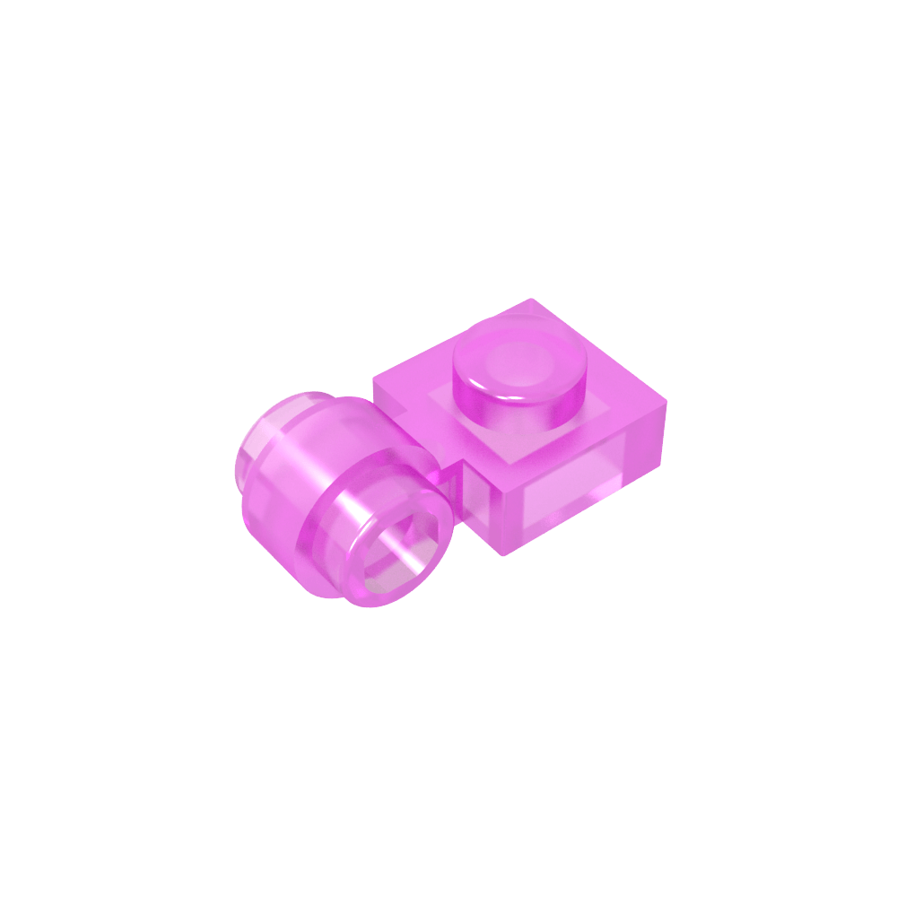 Plate Special 1 x 1 with Clip Light [Thick Ring]-MyGobricks