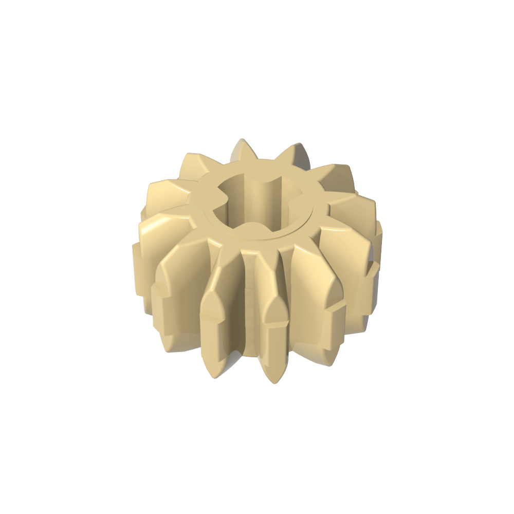 Technic Gear 12 Tooth Double Bevel-MyGobricks