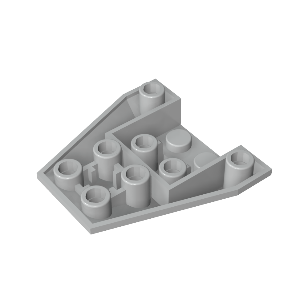 Wedge Sloped Inverted 4 x 4 Triple [4 Connections between Front Studs]-MyGobricks