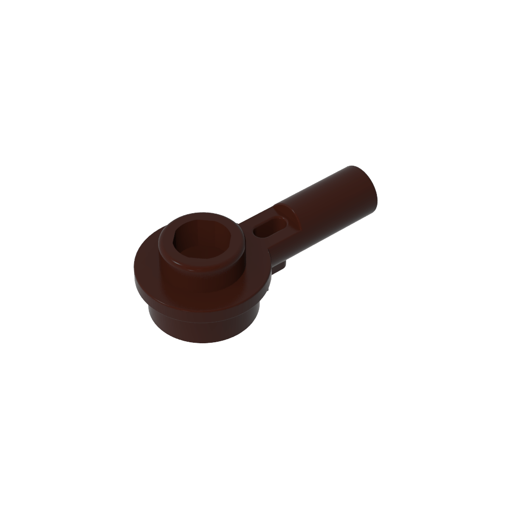 Plate Round 1 x 1 with Hollow Stud and Horizontal Bar 1L-MyGobricks