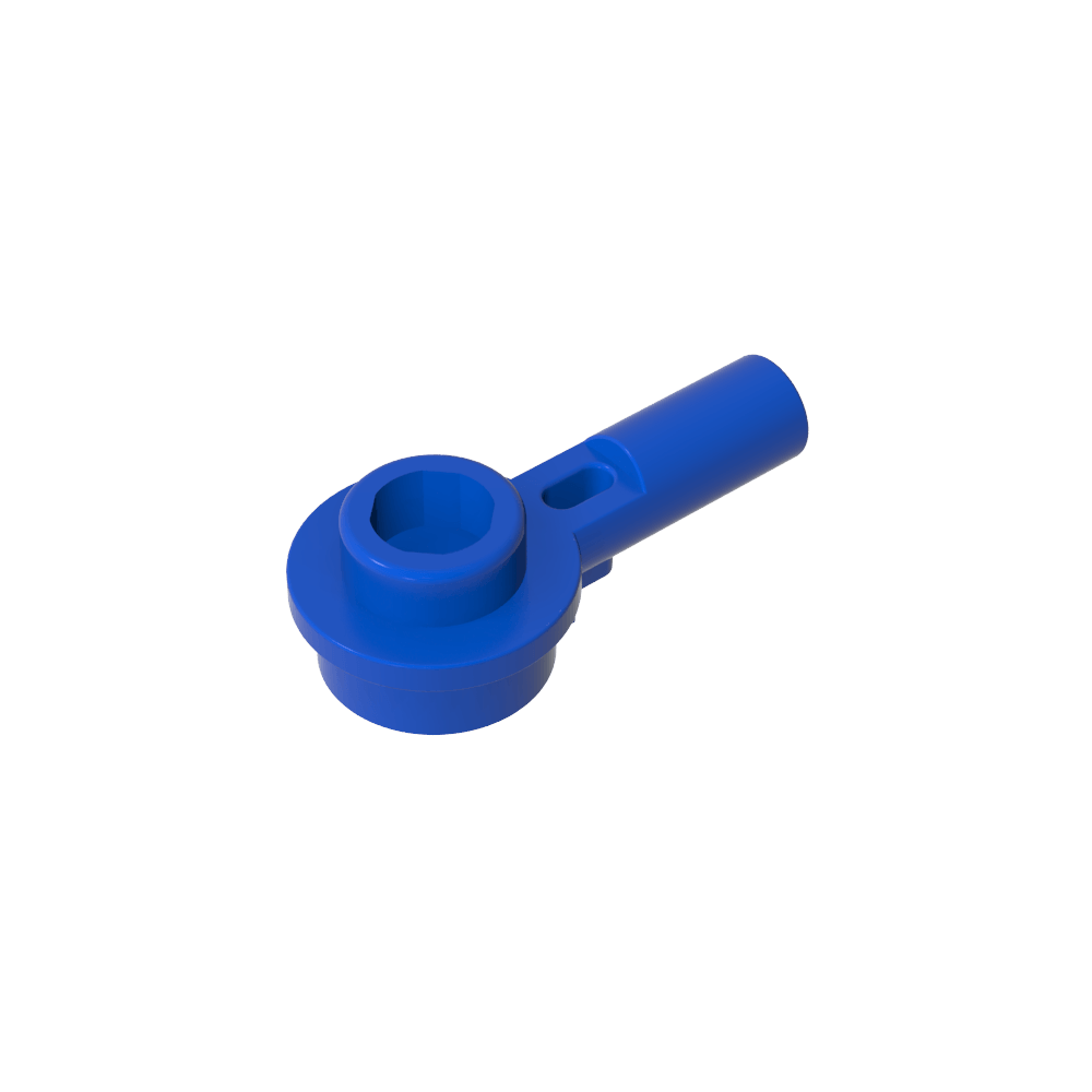 Plate Round 1 x 1 with Hollow Stud and Horizontal Bar 1L-MyGobricks
