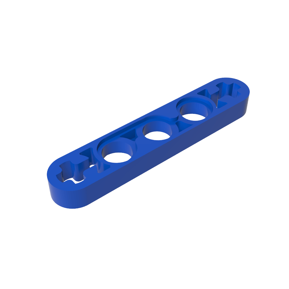 Technic Beam 1 x 5 Thin with Axle Holes on Ends-MyGobricks