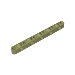Technic Beam 1 x 11 Thick with Alternating Holes