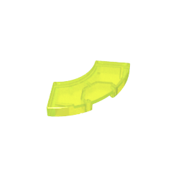 Tile 2 x 2 Curved, Macaroni