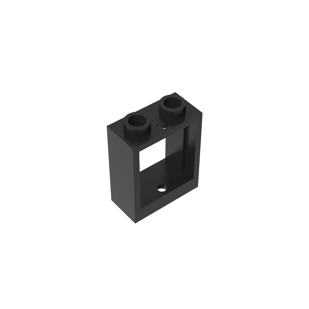 Window 1 x 2 x 2 Flat Front-MyGobricks
