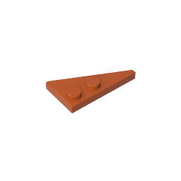 Wedge, Plate 4 x 2 Left, Pointed-MyGobricks