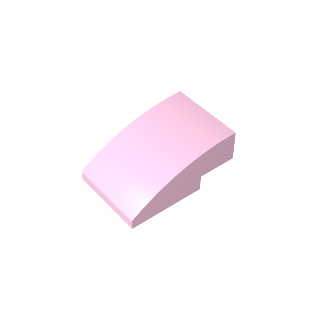 Slope Curved 3 x 2 No Studs-MyGobricks