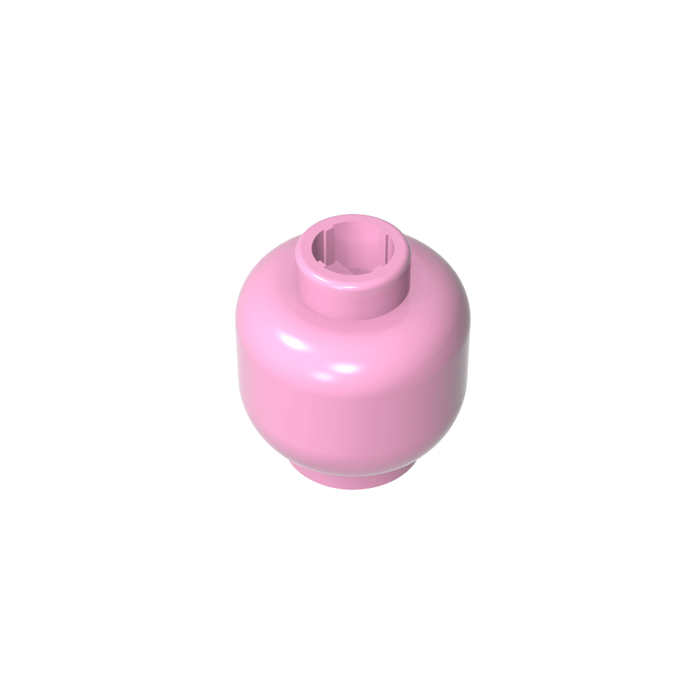 Minifig Head Plain [Blocked Open Stud]