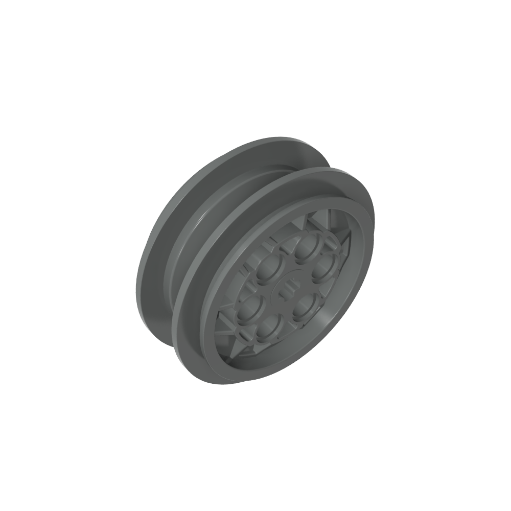 Wheel 43.2 x 18 with Flush Axle Stem 86652/32020-MyGobricks