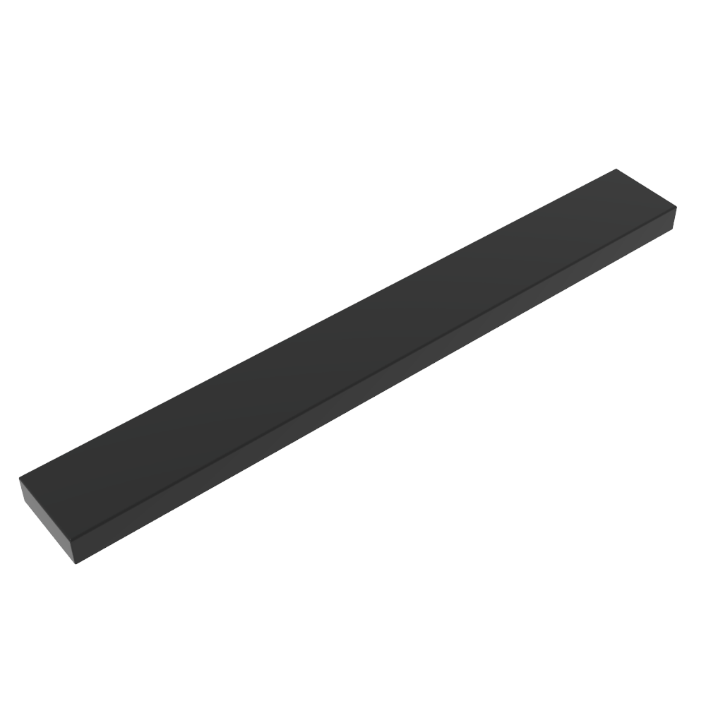 Tile 1 x 8 with Groove