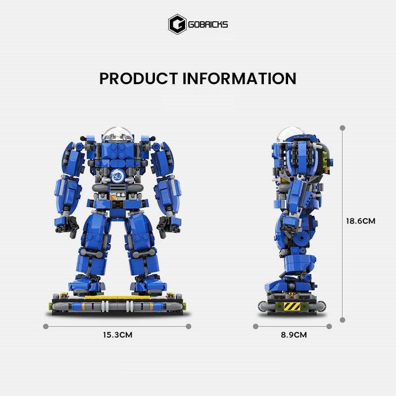 Pre-sale GOBRICKS Space Mech Warrior 636 PCS