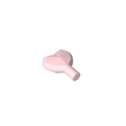 Rock - Heart Jewel with Shaft