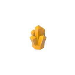 Rock 1 x 1 Crystal 5 Point-MyGobricks