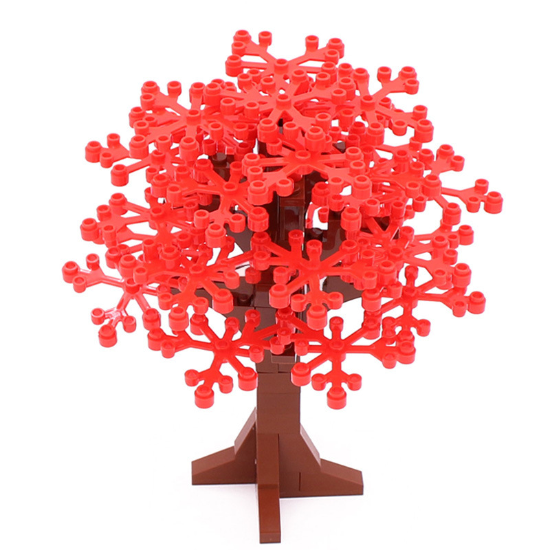 Small Plastic Building Blocks, 58PCS Tree Set x 3, #2417 DIY Scene MOC