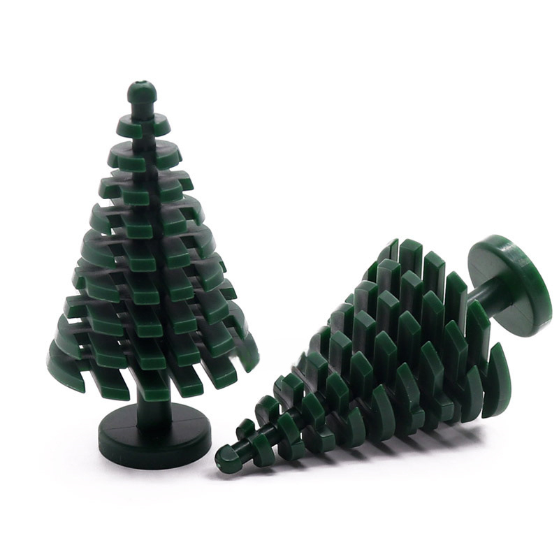 Tactical Pine Tree Building Blocks - 0.3kg Bulk Bag - Wargame & Military MOC Scenery Kit